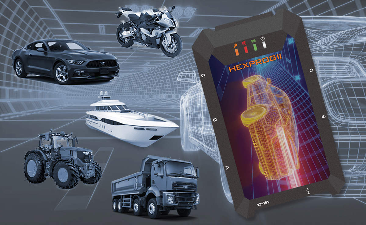 Hexprog II Lite modulares Chiptuning und ECU Programmiergerät